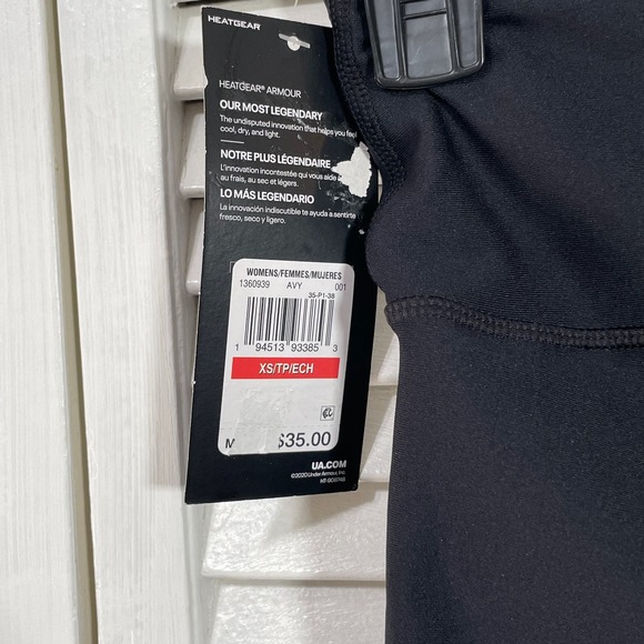 Under Armour Women S HeatGear Performance Bike Shorts black XS - Picture 5 of 7